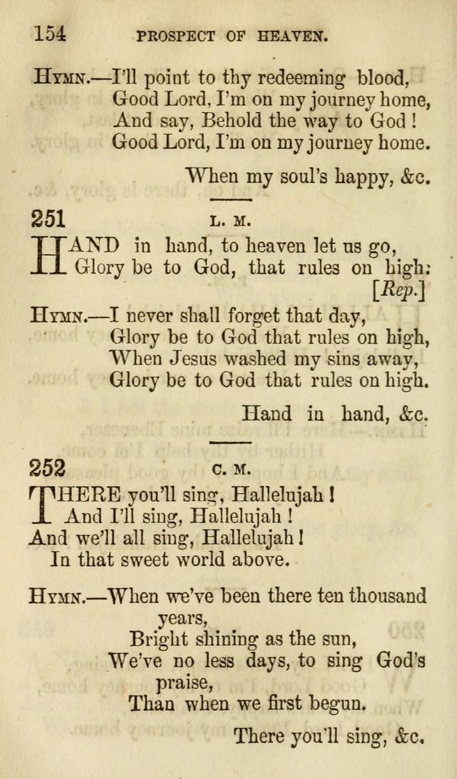 The Chorus: or, a collection of choruses and hymns, selected and original, adapted especially to the class-room, and to meetings for prayer and Christian conference (7th ed., Imp. and Enl.) page 154