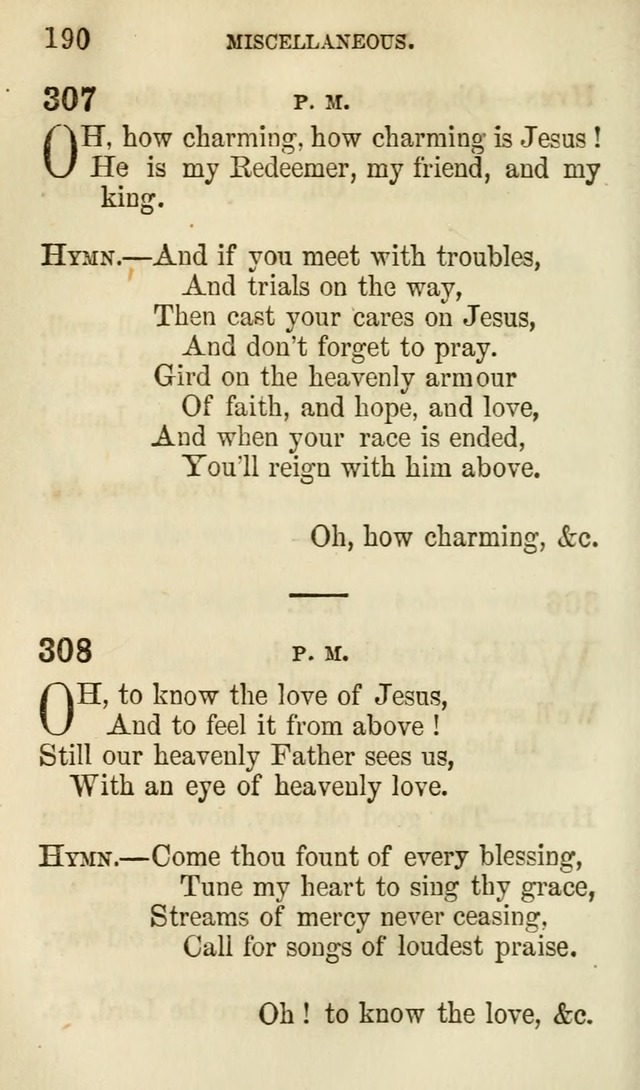 The Chorus: or, a collection of choruses and hymns, selected and original, adapted especially to the class-room, and to meetings for prayer and Christian conference (7th ed., Imp. and Enl.) page 190