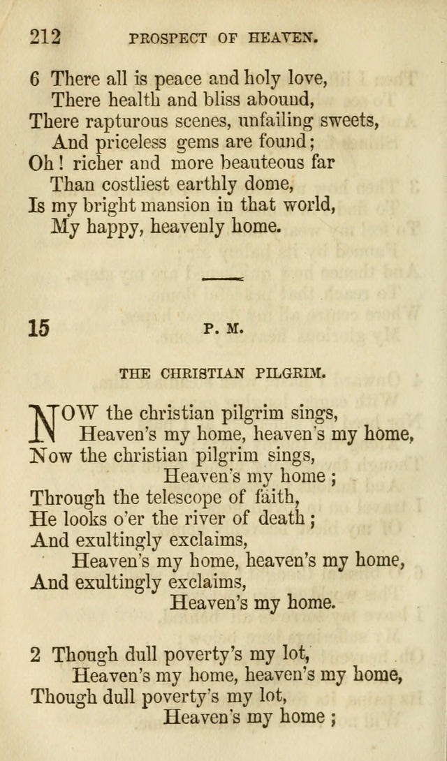 The Chorus: or, a collection of choruses and hymns, selected and original, adapted especially to the class-room, and to meetings for prayer and Christian conference (7th ed., Imp. and Enl.) page 212