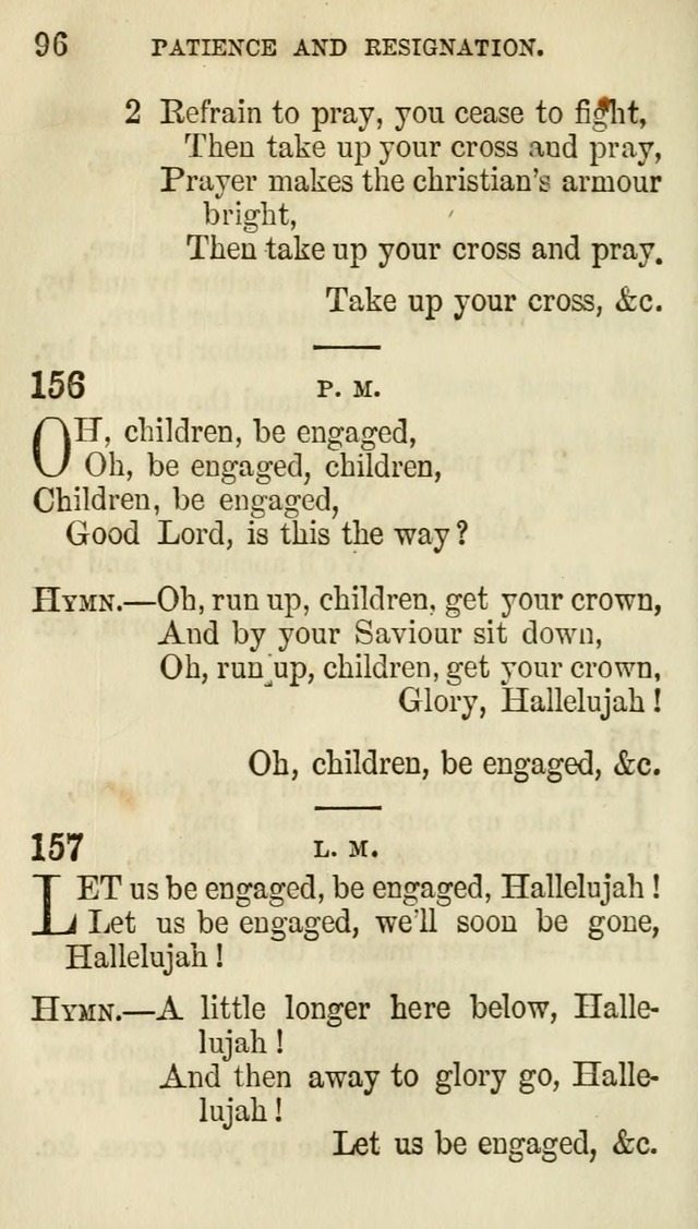 The Chorus: or, a collection of choruses and hymns, selected and original, adapted especially to the class-room, and to meetings for prayer and Christian conference (7th ed., Imp. and Enl.) page 96