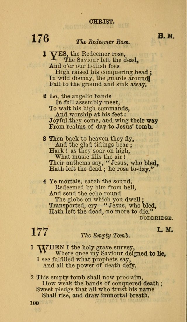 The Canadian Baptist Hymn Book page 100