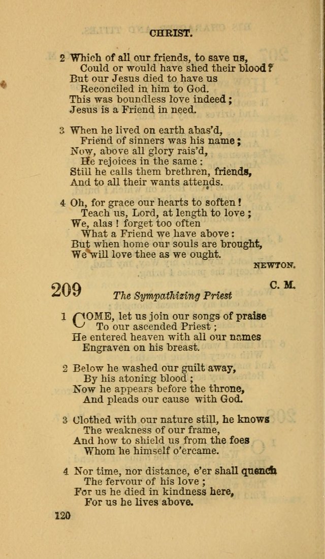 The Canadian Baptist Hymn Book page 120