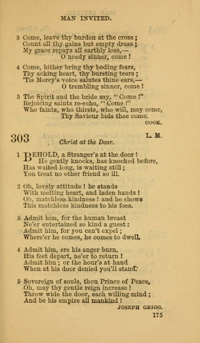 The Canadian Baptist Hymn Book page 175