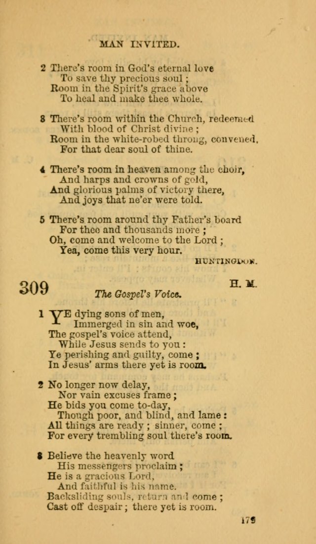 The Canadian Baptist Hymn Book page 179