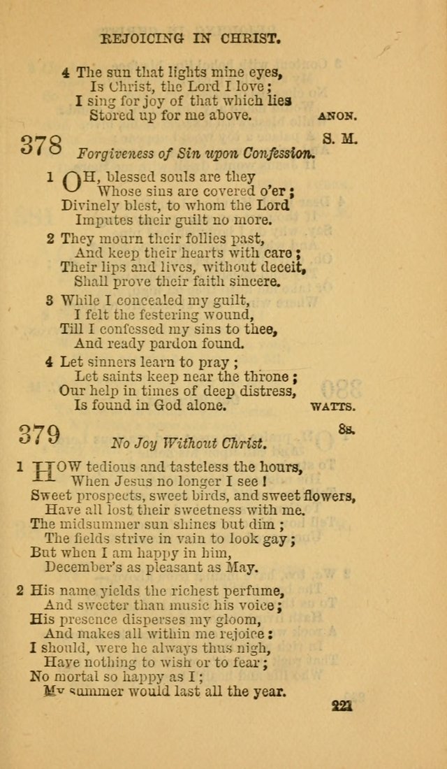 The Canadian Baptist Hymn Book page 221