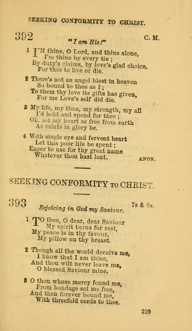 The Canadian Baptist Hymn Book page 229