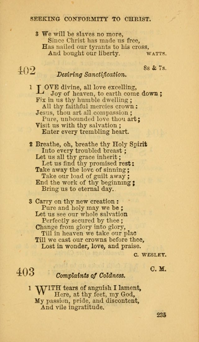 The Canadian Baptist Hymn Book page 235