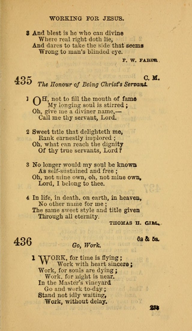 The Canadian Baptist Hymn Book page 253