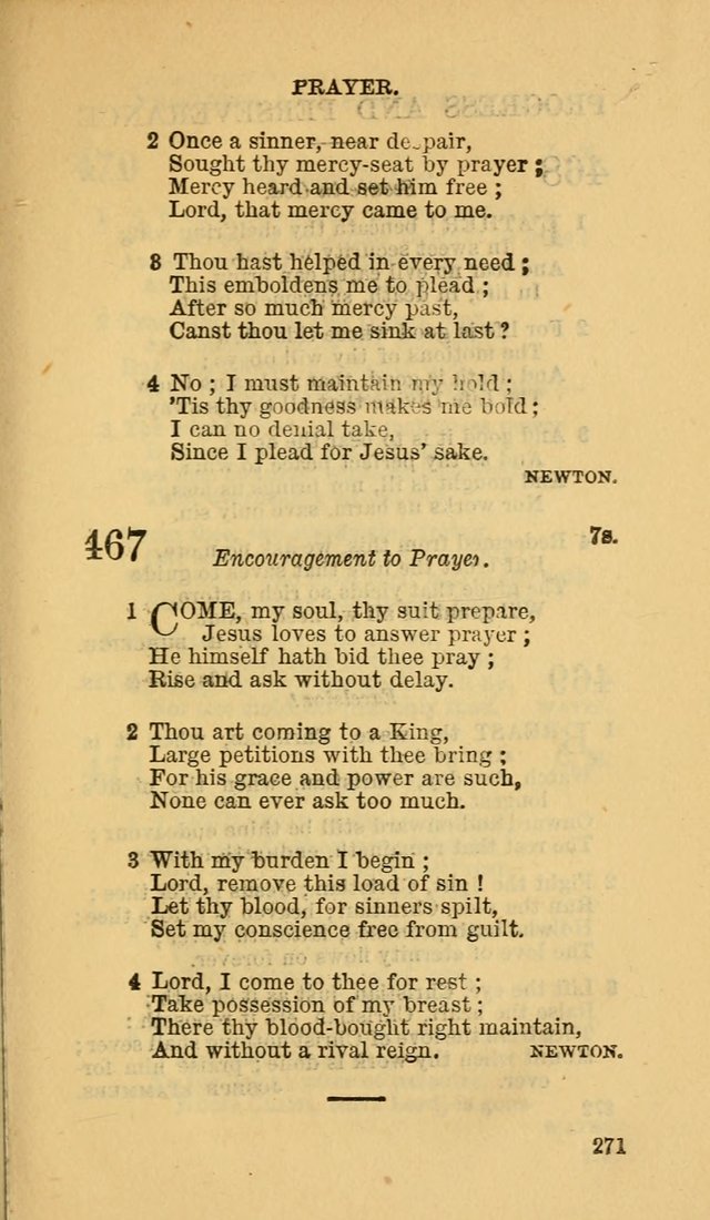 The Canadian Baptist Hymn Book page 271