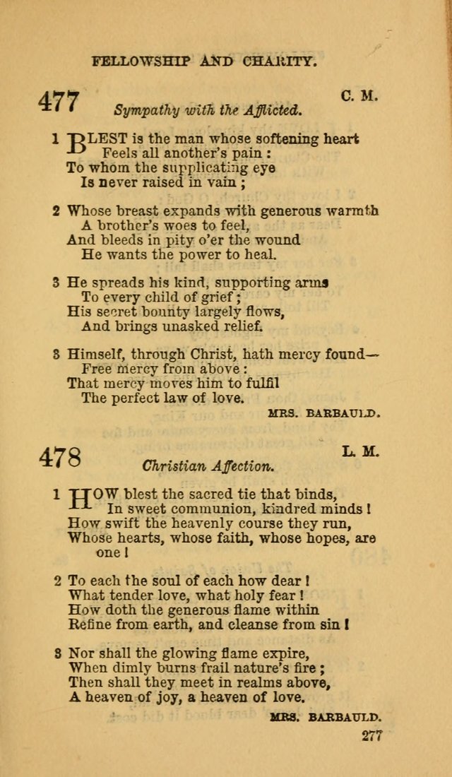 The Canadian Baptist Hymn Book page 277