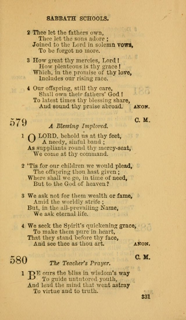 The Canadian Baptist Hymn Book page 331
