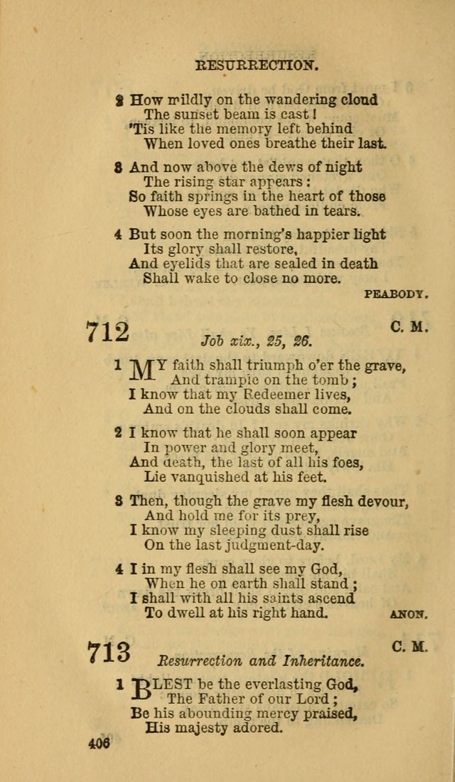 The Canadian Baptist Hymn Book page 406