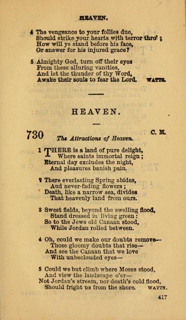The Canadian Baptist Hymn Book page 417