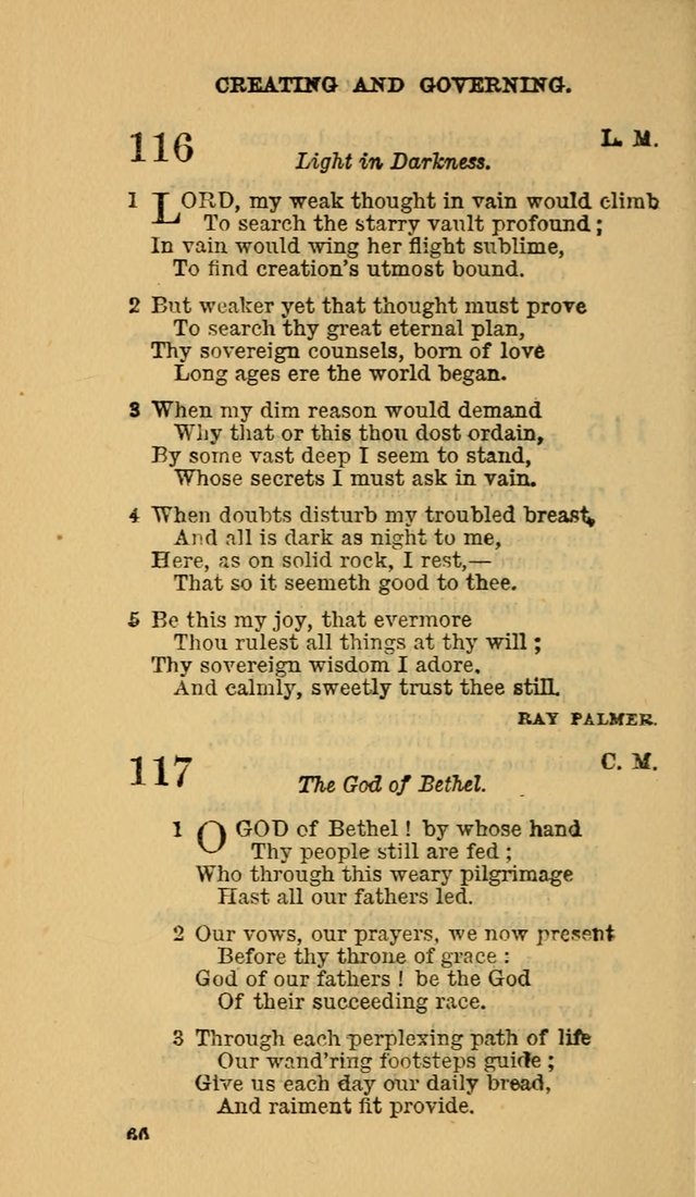 The Canadian Baptist Hymn Book page 66