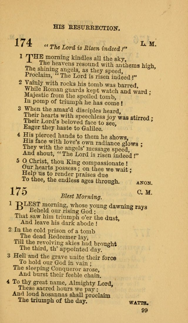 The Canadian Baptist Hymn Book page 99