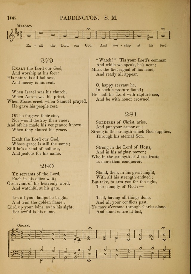 Church Choral-Book: containing tunes and hymns for congregational singing, and adapted to choirs and social worship page 106