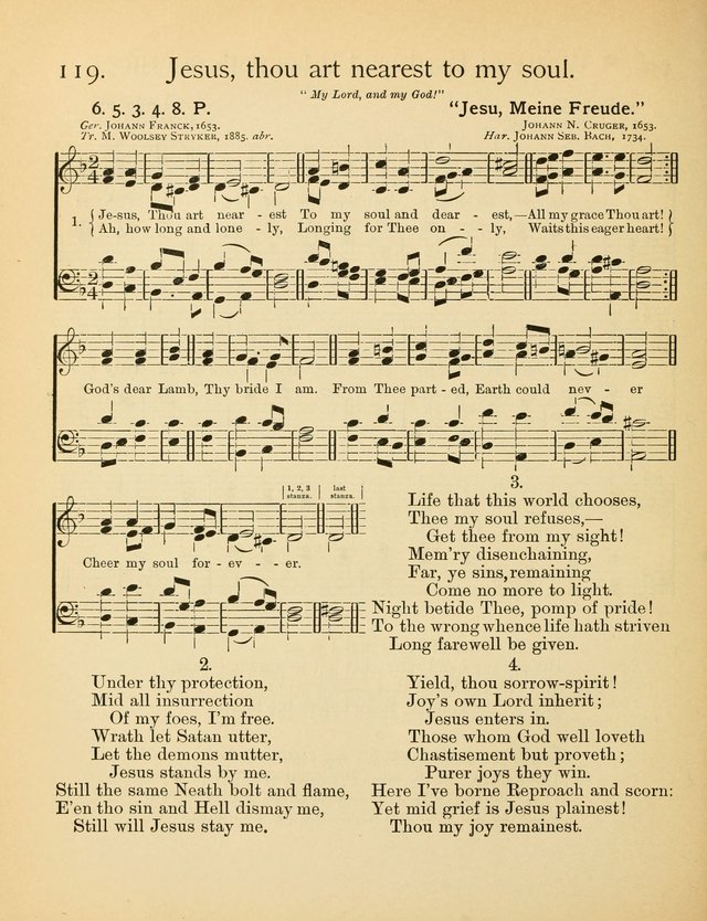 Christian Chorals: for the Chapel and Fireside page 109