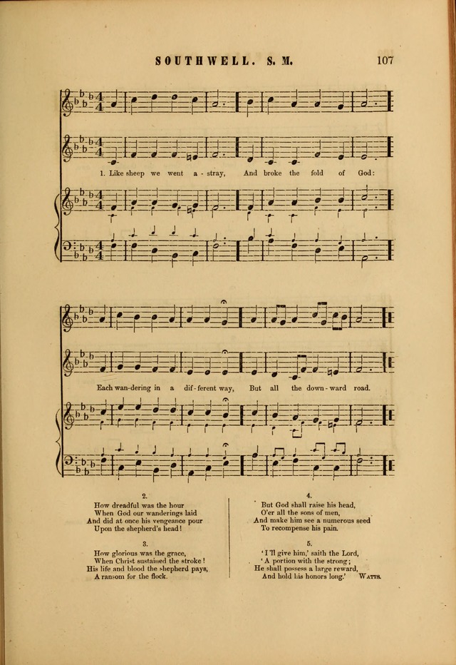Church Chorals and Choir Studies page 107