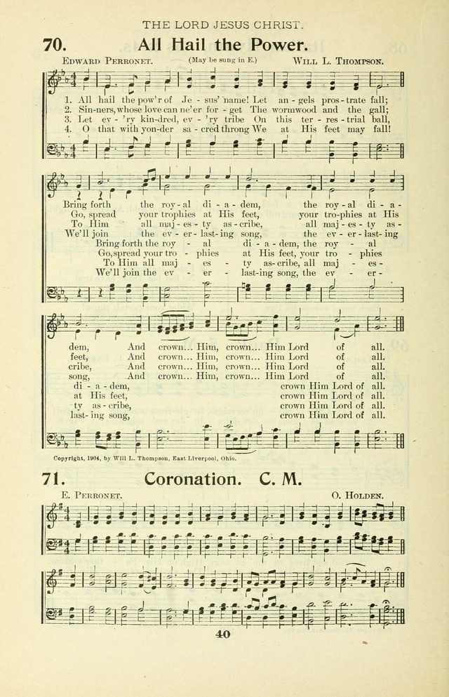 The Christian Church Hymnal page 111