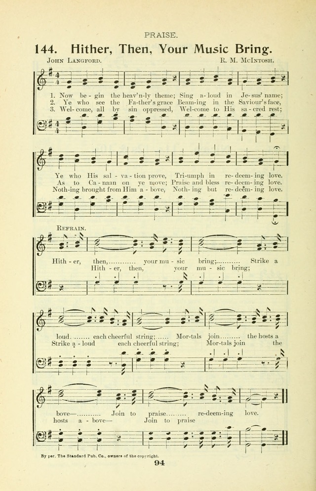 The Christian Church Hymnal page 165