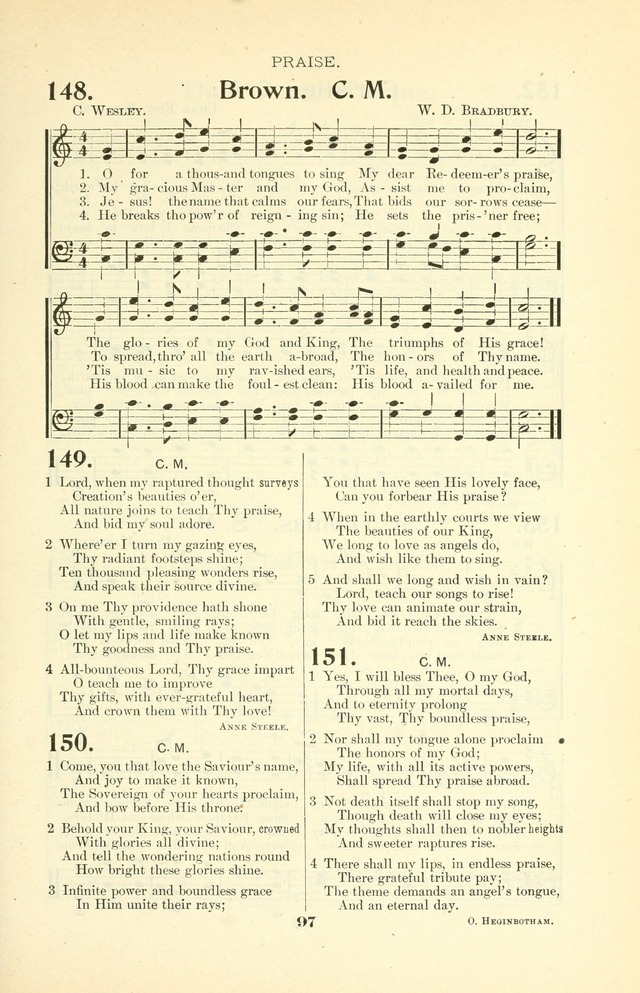 The Christian Church Hymnal page 168