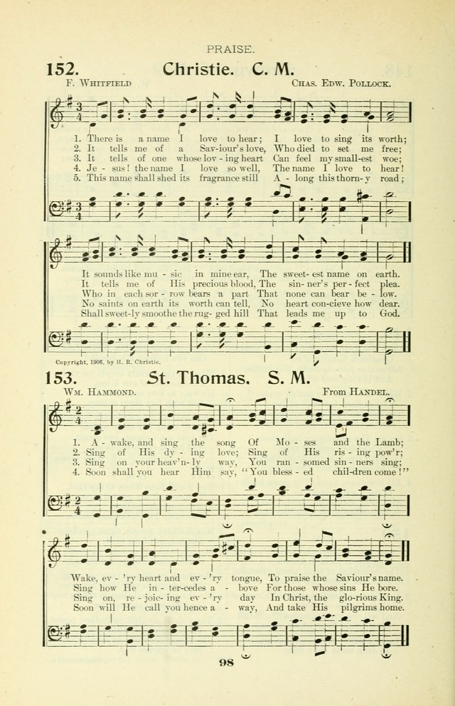 The Christian Church Hymnal page 169