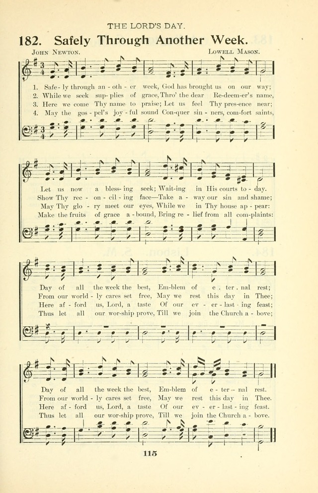 The Christian Church Hymnal page 186