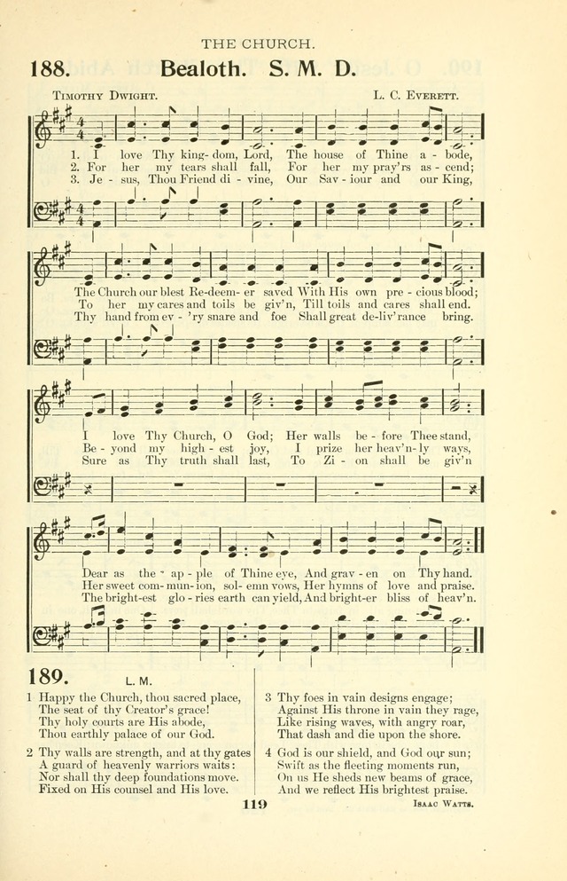 The Christian Church Hymnal page 190