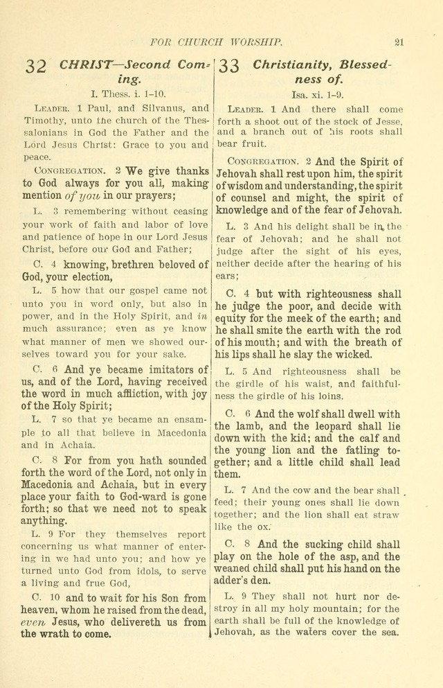 The Christian Church Hymnal page 22