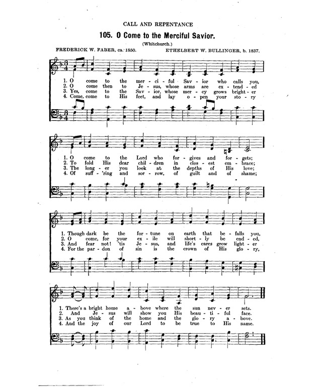 Concordia: a collection of hymns and spiritual songs page 105