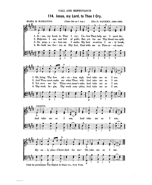 Concordia: a collection of hymns and spiritual songs page 113