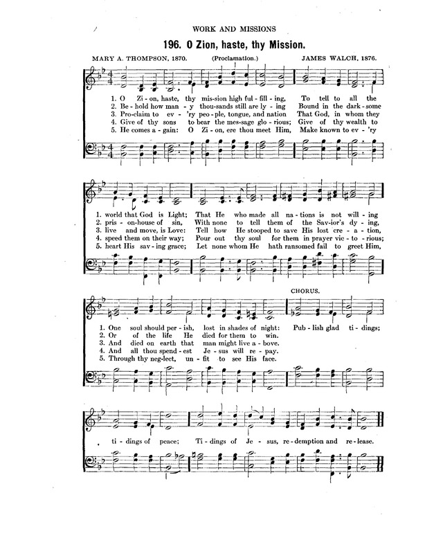Concordia: a collection of hymns and spiritual songs page 182