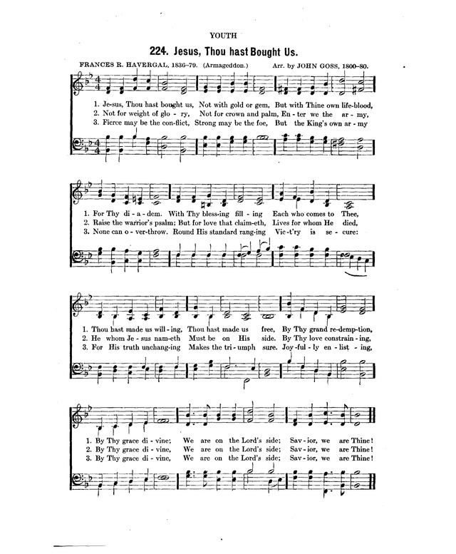 Concordia: a collection of hymns and spiritual songs page 205