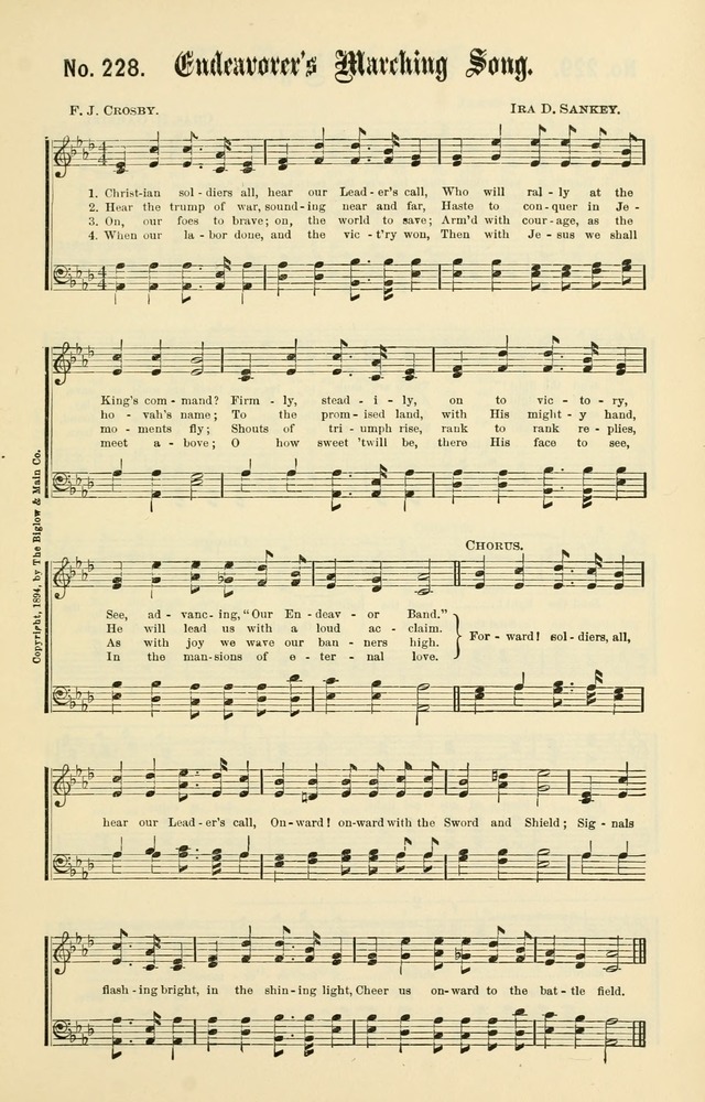 Christian Endeavor Edition of Sacred Songs No. 1 page 208
