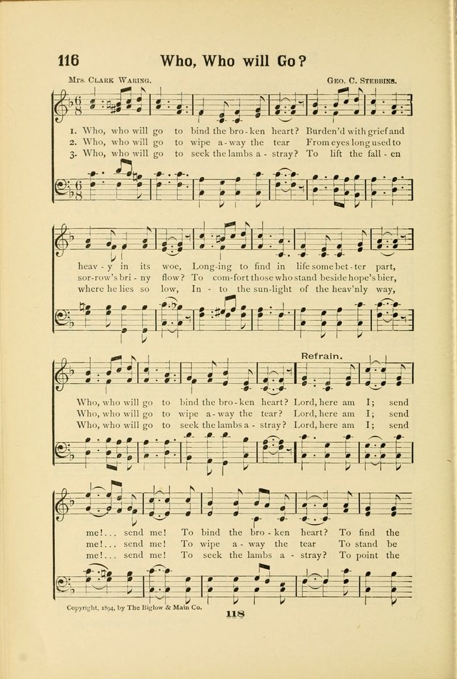Christian Endeavor Hymns page 123