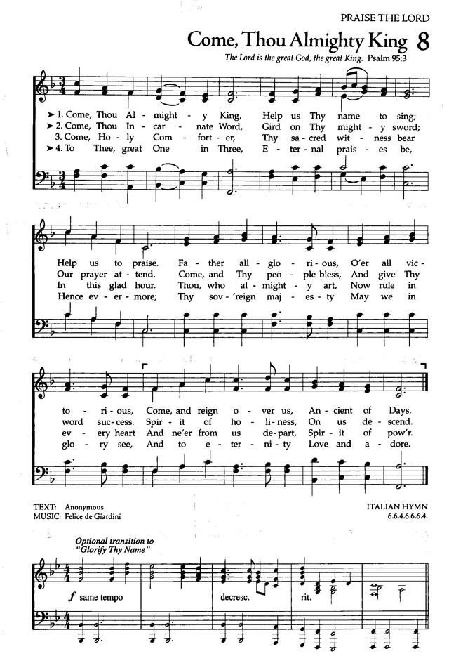The Celebration Hymnal: songs and hymns for worship page 15