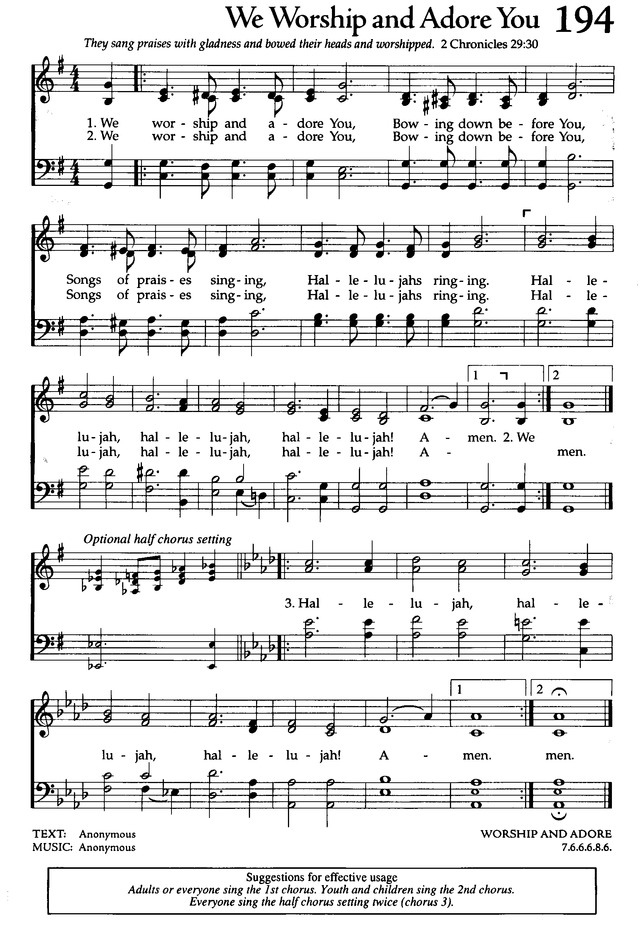 The Celebration Hymnal: songs and hymns for worship page 197