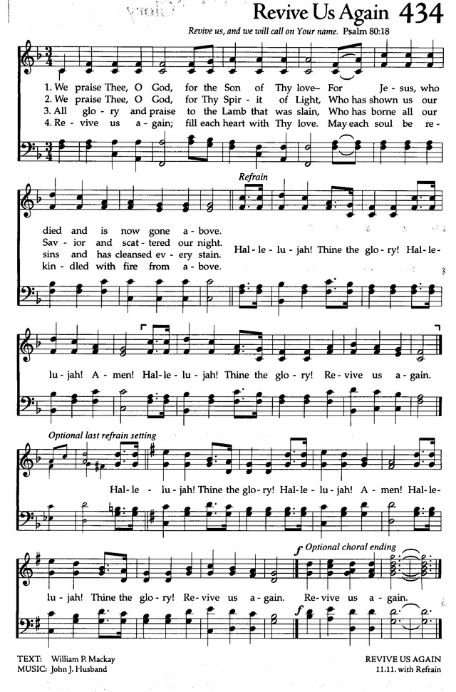 The Celebration Hymnal: songs and hymns for worship page 425