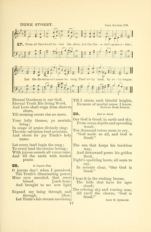 A Collection of Familiar and Original Hymns with New Meanings. 2nd ed. page 17