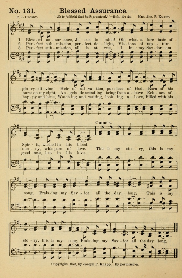 Crowning Glory No. 1: a choice collection of gospel hymns page 132
