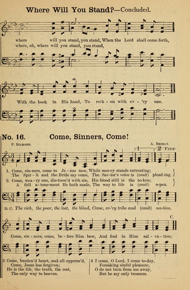 Crowning Glory No. 1: a choice collection of gospel hymns page 15