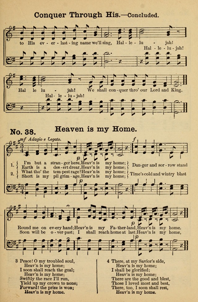 Crowning Glory No. 1: a choice collection of gospel hymns page 37