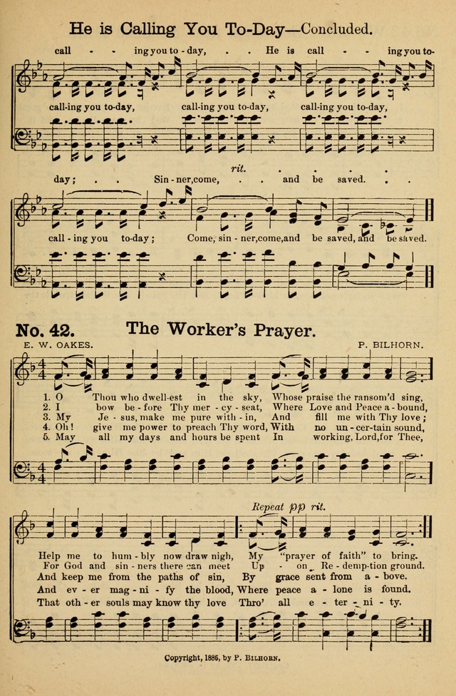 Crowning Glory No. 1: a choice collection of gospel hymns page 41
