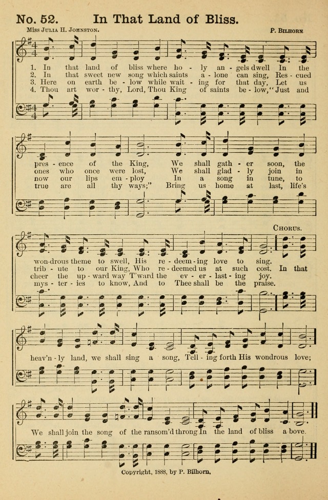 Crowning Glory No. 1: a choice collection of gospel hymns page 52