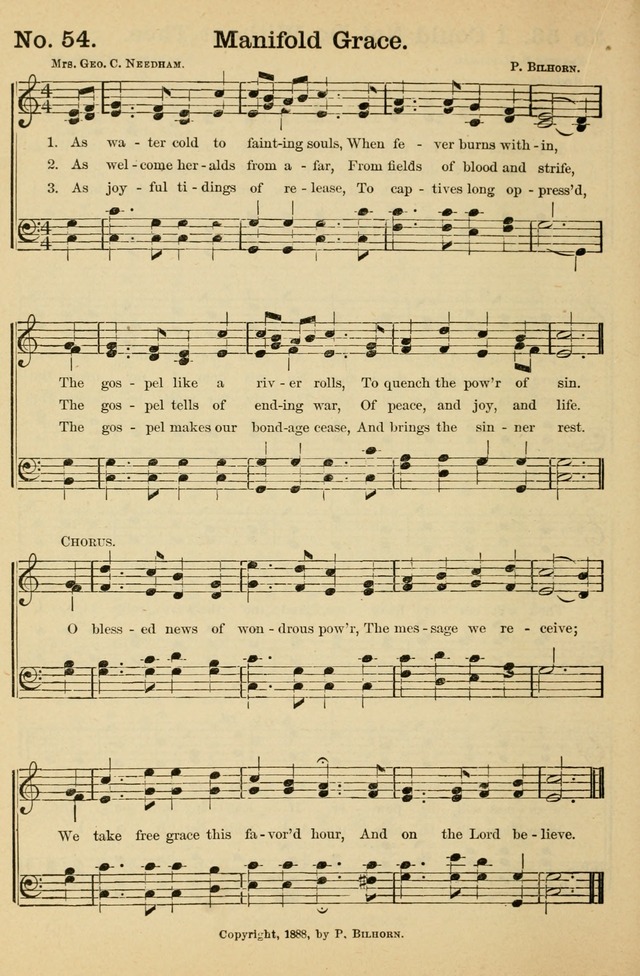 Crowning Glory No. 1: a choice collection of gospel hymns page 54