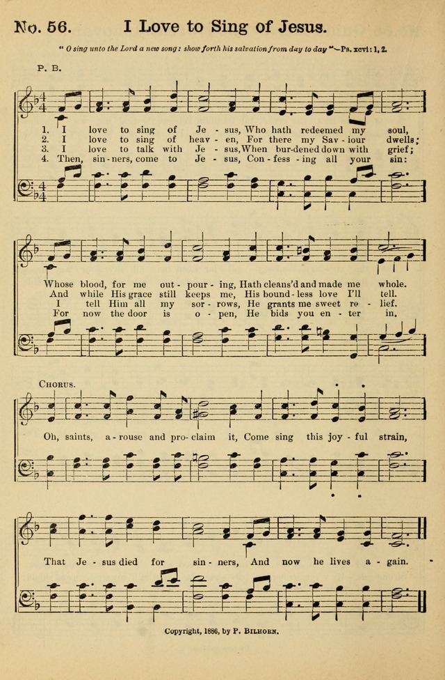 Crowning Glory No. 1: a choice collection of gospel hymns page 56