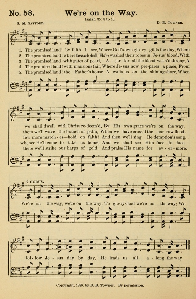 Crowning Glory No. 1: a choice collection of gospel hymns page 58