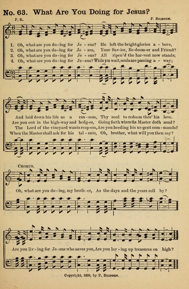 Crowning Glory No. 1: a choice collection of gospel hymns page 63