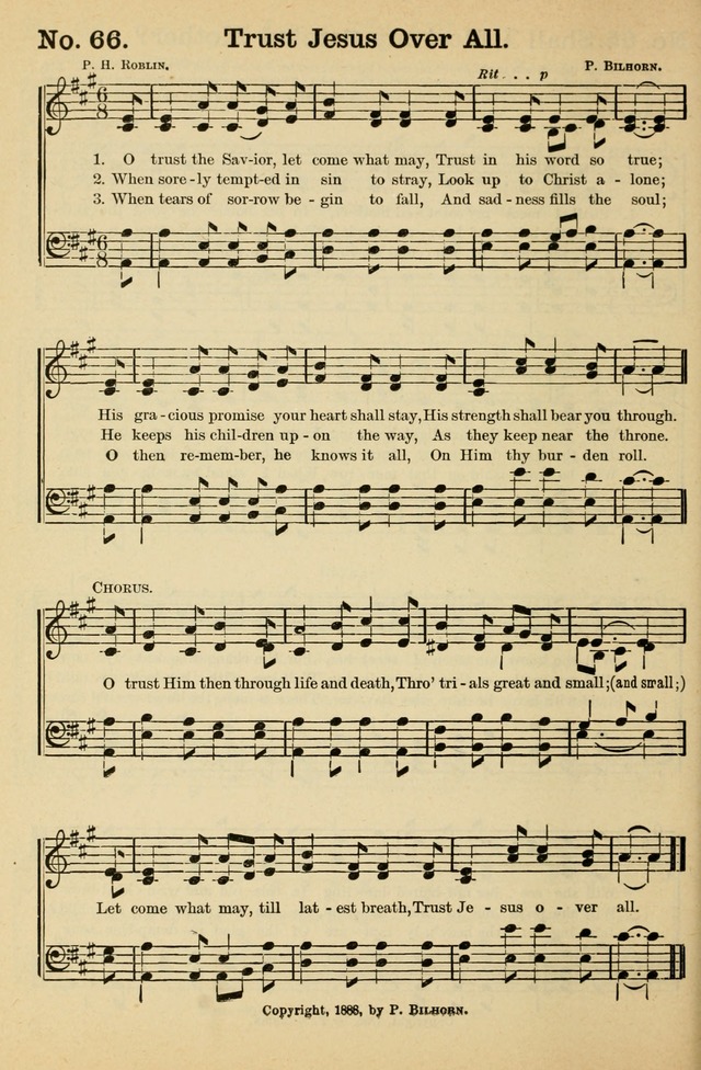 Crowning Glory No. 1: a choice collection of gospel hymns page 66
