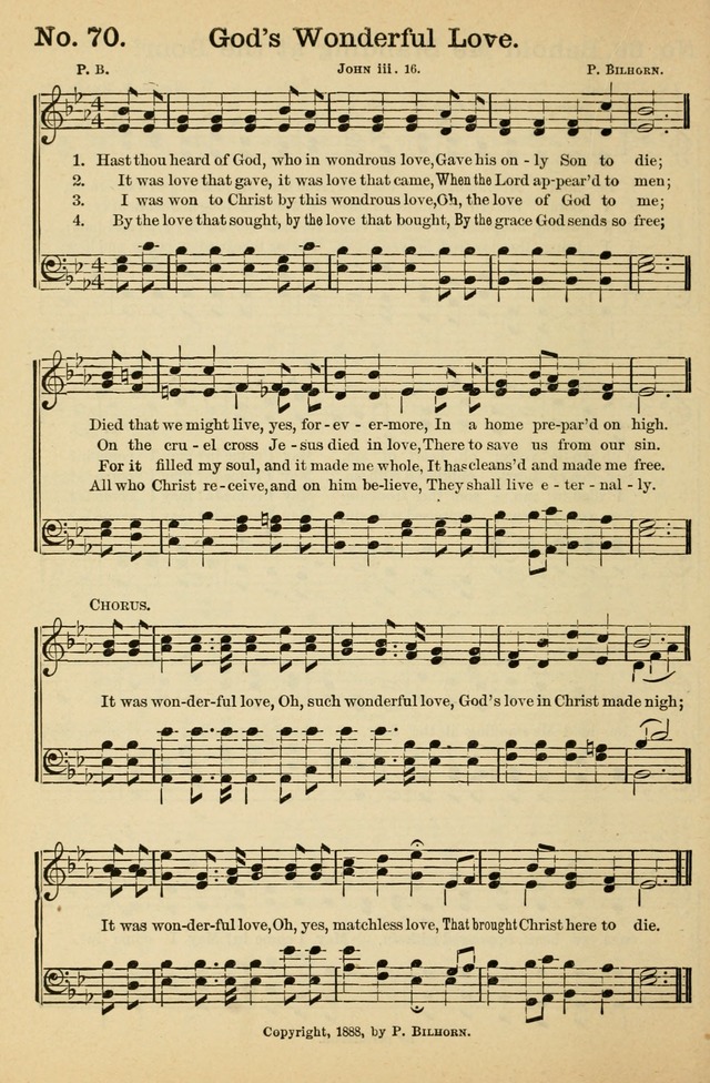 Crowning Glory No. 1: a choice collection of gospel hymns page 70